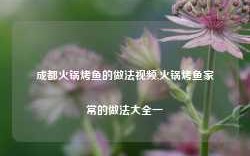 成都火锅烤鱼的做法视频,火锅烤鱼家常的做法大全一