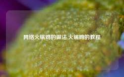 网络火锅鸡的做法,火锅鸡的教程