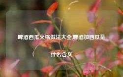 啤酒西瓜火锅做法大全,啤酒加西瓜是什么含义