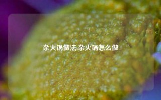 杂火锅做法,杂火锅怎么做