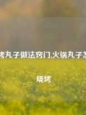 火锅烤丸子做法窍门,火锅丸子怎么做烧烤