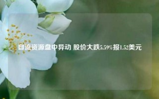 自流资源盘中异动 股价大跌5.59%报1.52美元