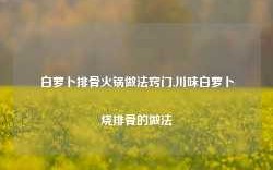 白萝卜排骨火锅做法窍门,川味白萝卜烧排骨的做法