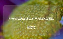 豆干火锅怎么做法,豆干火锅怎么做法最好吃