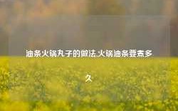 油条火锅丸子的做法,火锅油条要煮多久