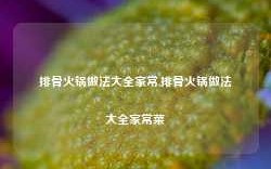 排骨火锅做法大全家常,排骨火锅做法大全家常菜