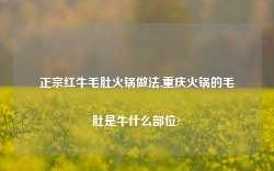 正宗红牛毛肚火锅做法,重庆火锅的毛肚是牛什么部位?