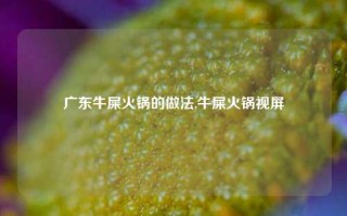 广东牛屎火锅的做法,牛屎火锅视屏