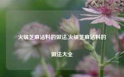 火锅芝麻沾料的做法,火锅芝麻沾料的做法大全