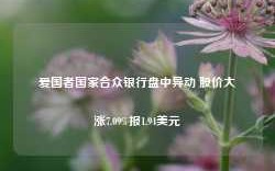 爱国者国家合众银行盘中异动 股价大涨7.09%报1.94美元