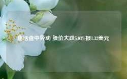 趣活盘中异动 股价大跌5.03%报1.32美元