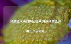 沸腾鱼火锅的做法视频,川菜沸腾鱼的最正宗的做法