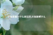 火锅是属于什么做法的,火锅都算什么