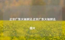 正宗广东火锅做法,正宗广东火锅做法图片