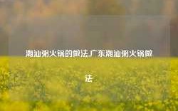 潮汕粥火锅的做法,广东潮汕粥火锅做法