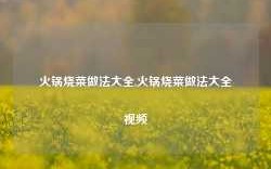 火锅烧菜做法大全,火锅烧菜做法大全视频