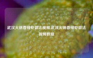 武汉火锅香辣虾做法视频,武汉火锅香辣虾做法视频教程