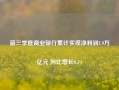 前三季度商业银行累计实现净利润1.9万亿元 同比增长0.5%