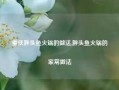 重庆胖头鱼火锅的做法,胖头鱼火锅的家常做法