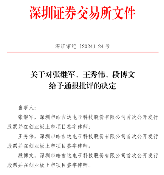 中信证券被监管层书面警示！涉皓吉达IPO项目-第4张图片-火锅网