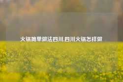 火锅简单做法四川,四川火锅怎样做-第1张图片-火锅网