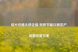 硅片价格止跌企稳 双良节能以销定产调整经营节奏-第1张图片-火锅网