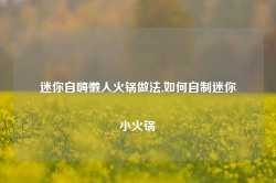 迷你自嗨懒人火锅做法,如何自制迷你小火锅-第1张图片-火锅网