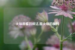 火锅菌酱的做法,菌火锅的蘸料-第1张图片-火锅网