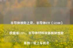 半导体领衔上攻，半导体ETF（512480）收盘涨3.23%，半导体材料设备板块或迎来新一轮上车机会-第1张图片-火锅网