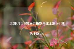 美国9月份20城房价指数同比上涨4.6% 预估上涨4.7%-第1张图片-火锅网