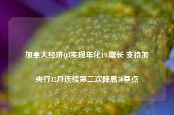 加拿大经济Q3实现年化1%增长 支持加央行12月连续第二次降息50基点-第1张图片-火锅网