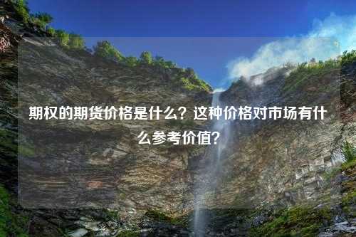 期权的期货价格是什么？这种价格对市场有什么参考价值？