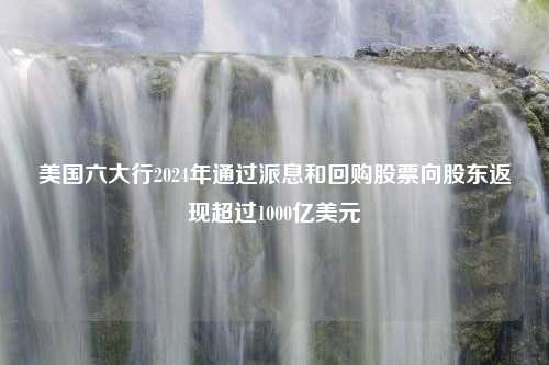 美国六大行2024年通过派息和回购股票向股东返现超过1000亿美元