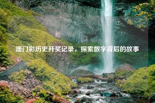 澳门彩历史开奖记录，探索数字背后的故事